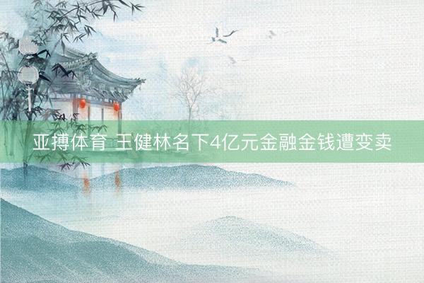亚搏体育 王健林名下4亿元金融金钱遭变卖